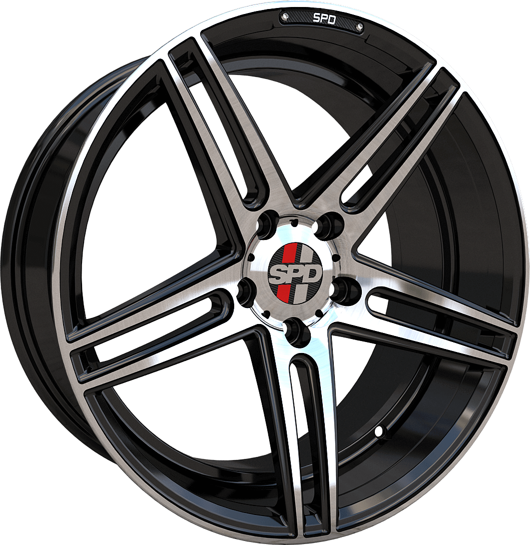 SPD-006 Gloss Black Machined