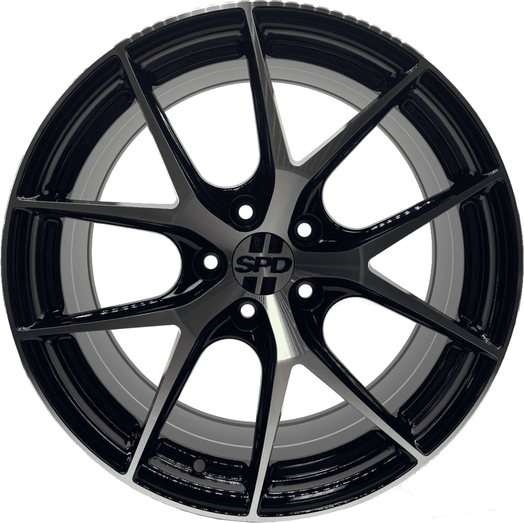 SPD-016 - Gloss Black Machined
