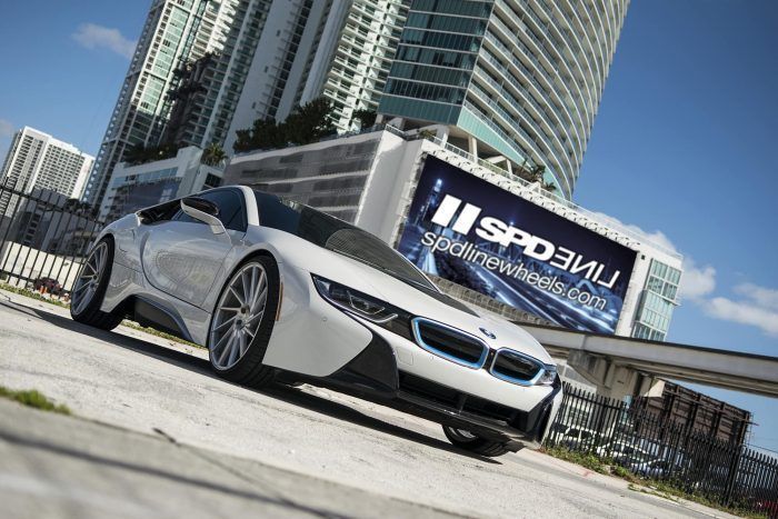 BMW with SPD-503 ICHI – SILVER BRUSHED FACE
