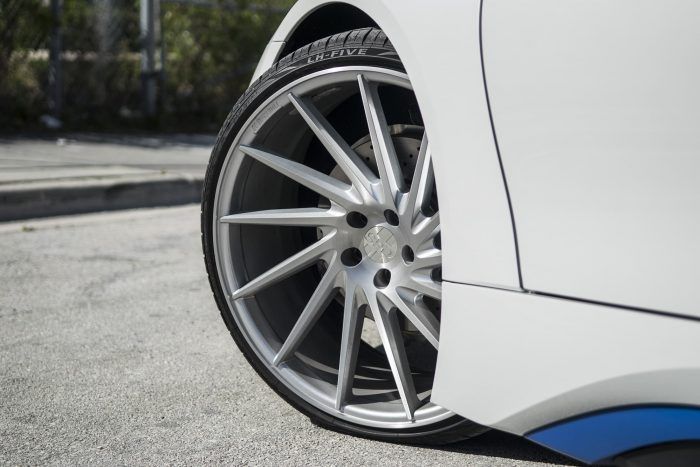 BMW with SPD-503 ICHI – SILVER BRUSHED FACE
