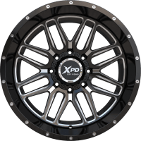 XPD-709 Tempest – Gloss Black Milled – SPDLine Wheels