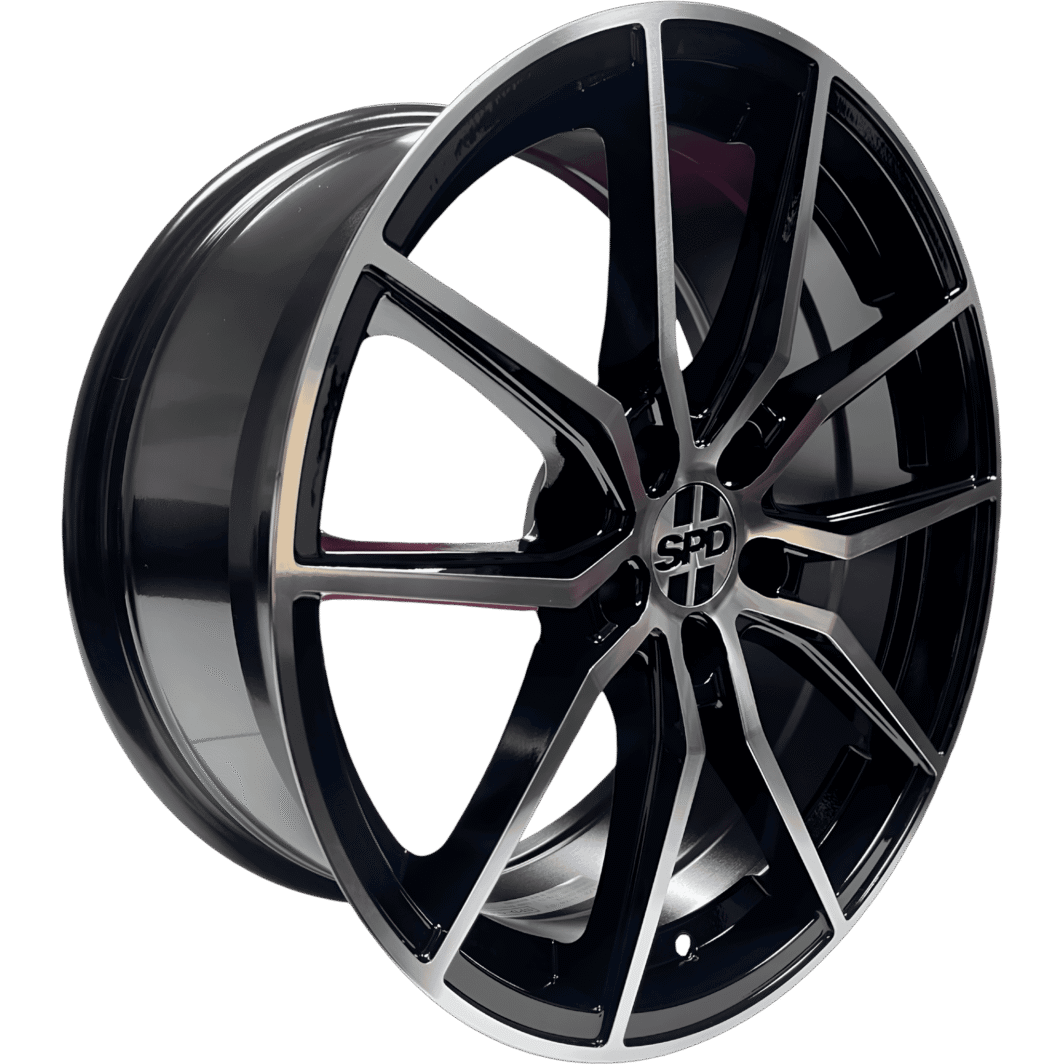 SPD-032-GLOSS BLACK MACHINED