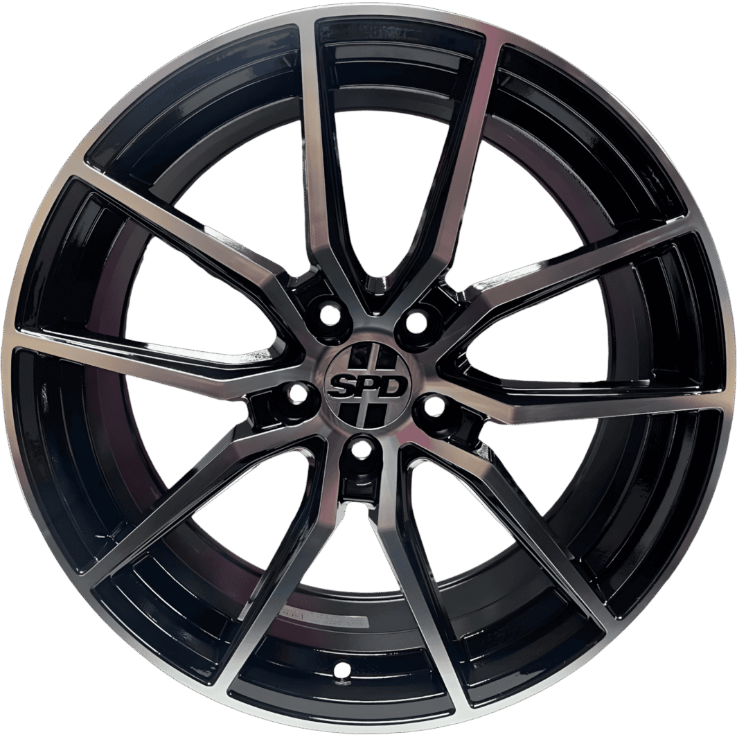 SPD-032-GLOSS BLACK MACHINED