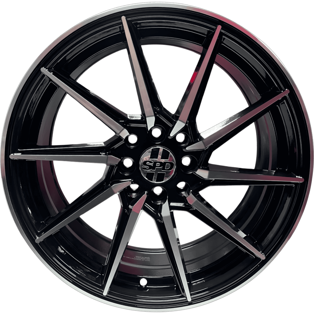 SPD-035 GLOSS BLACK MACHINED